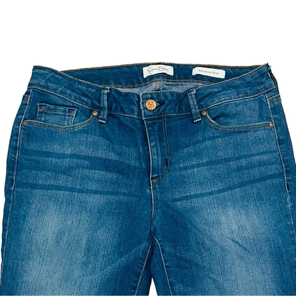 Jessica Simpson | Royal Blue Forever Rolled Crop Skinny Jeans size 8/29✨ - Picture 4 of 9